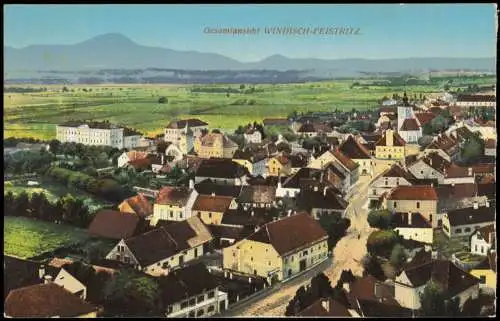 Postcard Windisch-Feistritz Slovenska Bistrica Stadtpartie 1922