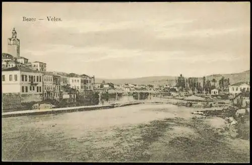 Postcard Veles Велес, Keuprulu Велес Totale 1913  Mazedonien Macedonia