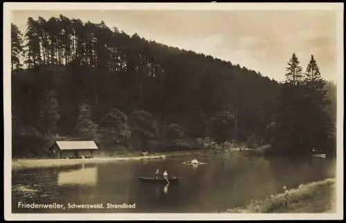 Ansichtskarte Friedenweiler Strandbad 1931