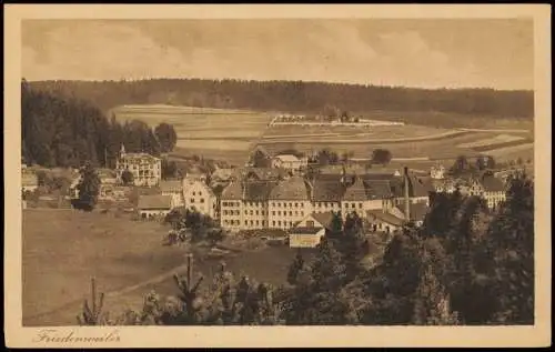 Ansichtskarte Friedenweiler Stadtpartie 1928