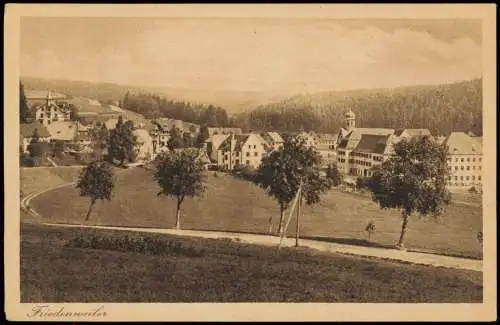 Ansichtskarte Friedenweiler Straße an der Stadt 1926