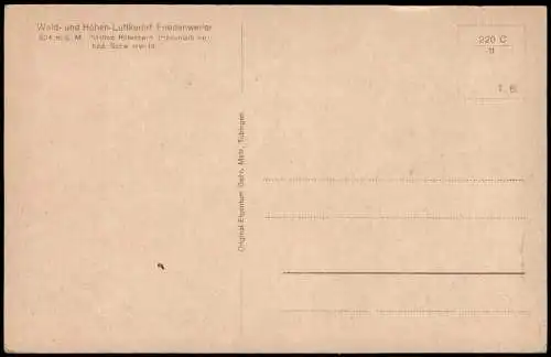 Ansichtskarte Friedenweiler Straßenpartie in der Stadt 1927