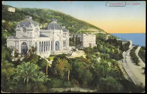 Cartolina Ospedaletti Le Casino 1912