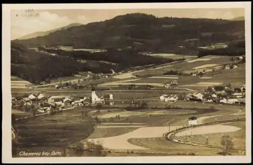 Ansichtskarte Chamerau Partie an der Stadt 1932