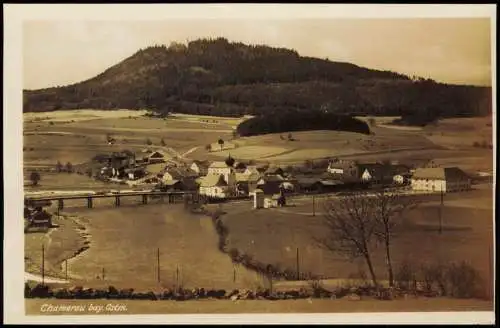 Ansichtskarte Chamerau Stadtpartie - Brücke 1932