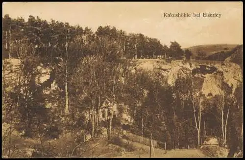 Ansichtskarte Eiserfey-Mechernich Kukushöhle Restaurant 1929