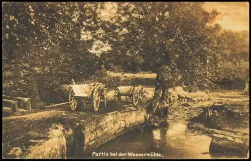 Ansichtskarte Timmendorfer Strand Partie bei der Wassermühle Timmendorf 1918