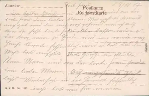 Postcard .Russland russisches Bauerngehöft 1917   Feldpostkarte