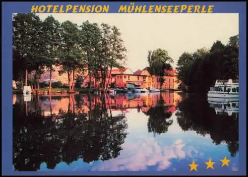 Ansichtskarte Templin HOTELPENSION MÜHLENSEEPERLE 2000