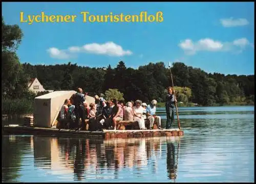 Ansichtskarte Lychen Lychener Touristenfloẞ 2000