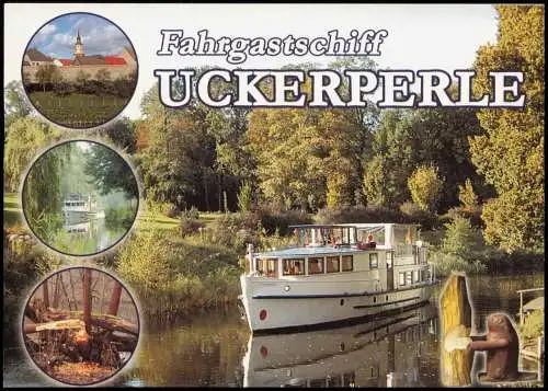 Ansichtskarte  Schiffsfoto-AK Fahrgastschiff UCKERPERLE 2000