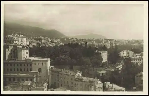 Cartolina Genua Genova (Zena) Blick über die Stadt 1930