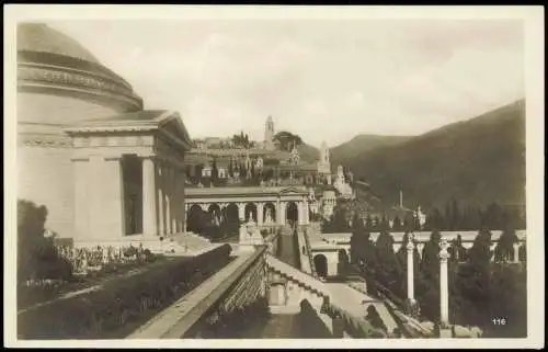 Cartolina Genua Genova (Zena) Campo Santo 1930