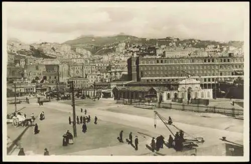 Cartolina Genua Genova (Zena) Partie am Hafen 1930