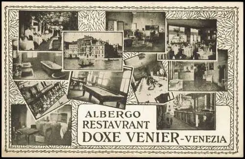 Venedig Venezia Vicinissimo la Stazione Ferroviaria Albergo Ristorante 1922