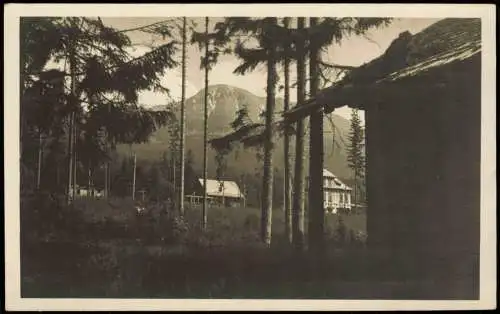 Postcard Tátraszéplak Tatra Weßterheim Tatry Station 1928