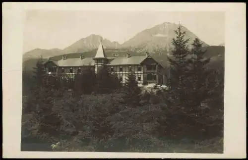 Weszterheim Vysoké Tatry Tatranská Polianka Tátraszéplak Tatra Villa Tivol 1929