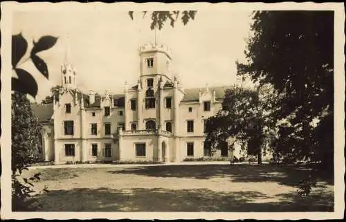 Postcard Pisek Písek Sanatorium Wrasch - Schloß 1932