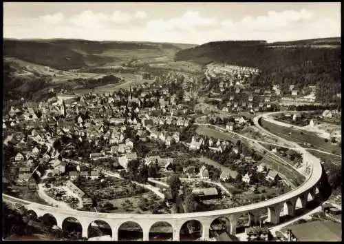 Ansichtskarte Nagold Luftbild Luftaufnahme 1957