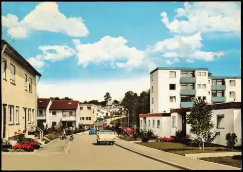 Ansichtskarte Mosbach (Baden) Straßenpartie Waldstadt 1975