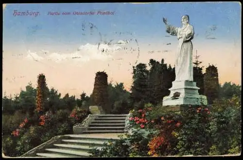 Partie vom Ohlsdorfer Friedhof.