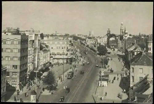 Ansichtskarte St. Pauli-Hamburg Reeperbahn Fernblick 1930