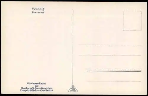 Cartolina Venedig Venezia Hafen Dampfer Steamer Überseedampfer 1930