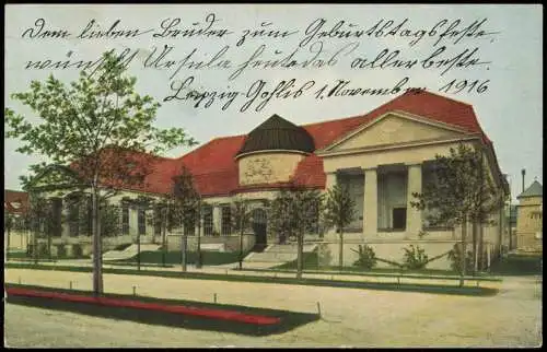 Leipzig Ausstellungsgebäude Kgl. Akademie Graphische Ausstellungsgebäude 1914