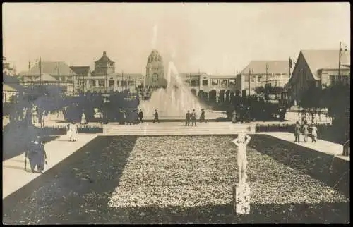 Leipzig Weltausstellung für Buchgewerbe und Graphik Haupteingang 1914