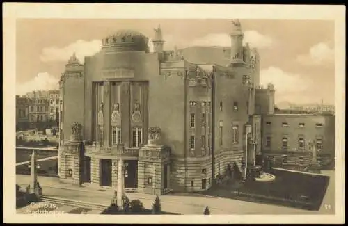 Ansichtskarte Cottbus Stadttheater Theater (Gebäude-Ansicht) 1920