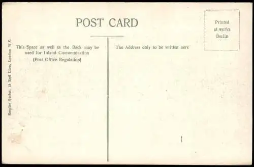 Postcard London Victoria Embankment Hotel Royal de Keyser 1910