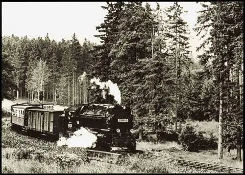 Harzquerbahn - Dampflokomotive Typ: 99 0237-0 Fahrt nach Elend 1982