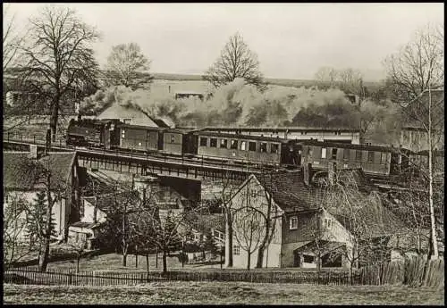 Schmalspurbahn Zittau Oybin/Jonsdorf Ortsüberfahrt Olbersdorf Oberdorf 1985