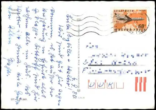 Postcard Siofok Siófok Mehrbildkarte mit Ortsansichten 1980