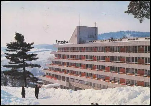 Postcard Krynica-Zdroj Krynica Górska Sanatorium Budowlani 1978