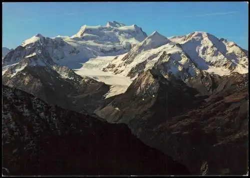 Ansichtskarte Verbier Panorama-Ansicht Vue sur le Grand Combin 1980