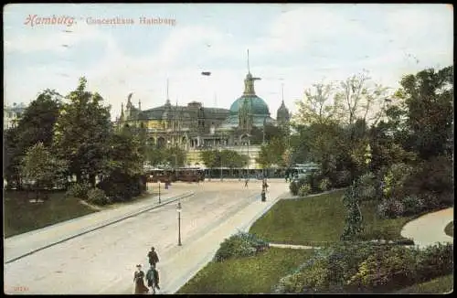 Ansichtskarte Hamburg Concerthaus 1913