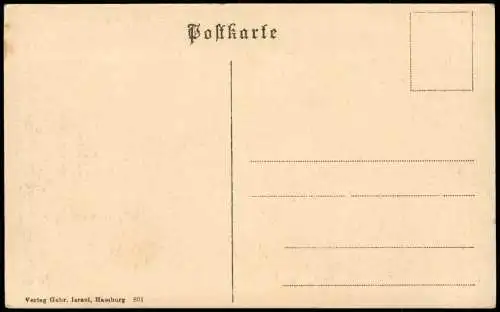 Ansichtskarte Hamburg Helgoländer Weg mit Seewarte 1915