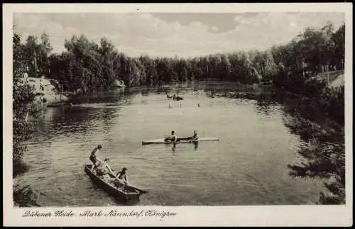 Rotta-Kemberg Königssee - Dübener Heide Mark Naundorf Boote 1955