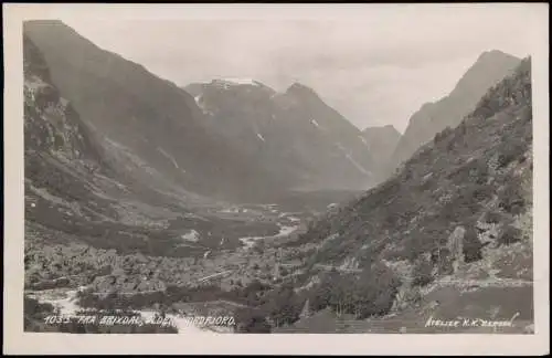 Postcard Norwegen Norge BRIXDALL OLDEN NORDFJORD (Norge Norway) 1930