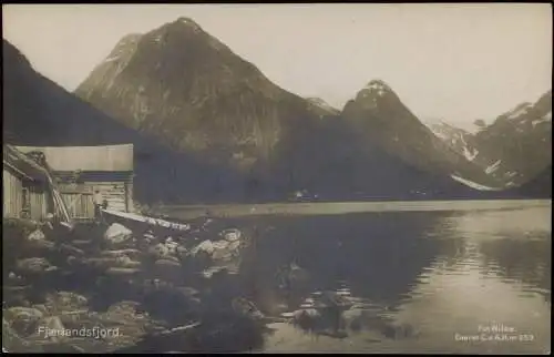 Norwegen Norge Norwegen Allgemein Fjærlandsfjord Fjord Norway Norge 1910