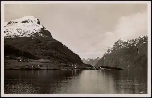 Norwegen Norge Norwegen Allgemein Norge Fjordparti Norway Fjord 1930