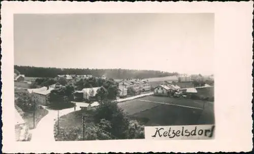 Ansichtskarte Kesselsdorf-Wilsdruff Straßenanischt mit Häusern 1920