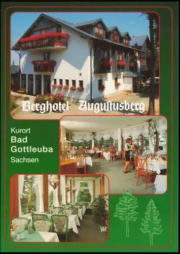 Bad Gottleuba Berggießhübel Berghotel Augustusberg  (Mehrbildkarte) 2000