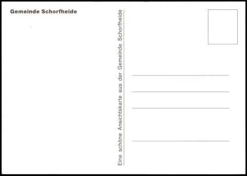 Schorfheide Mehrbildkarte Ortsansichten Gemeinde Schorfheide 2000