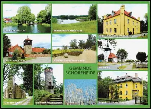 Schorfheide Jagdschloß Groß Schönebeck Strandpromenade Lichterfelde Kirche 2000