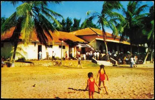 Postcard Barranquilla Prado Mar, en Puerto Colombia Balneario 1960