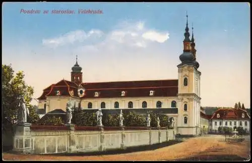 Postcard Welehrad Velehrad Pozdrav ze staroslav Velehradu 1910