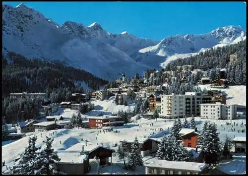 Ansichtskarte Arosa Panorama-Ansicht 1976