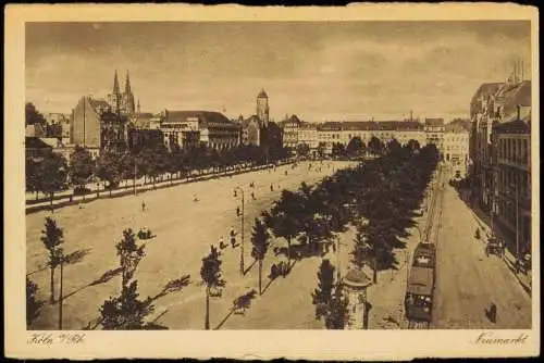 Ansichtskarte Hamburg Neumarkt 1929